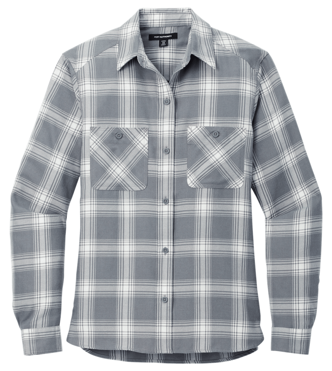 Grey/ Cream Open Plaid