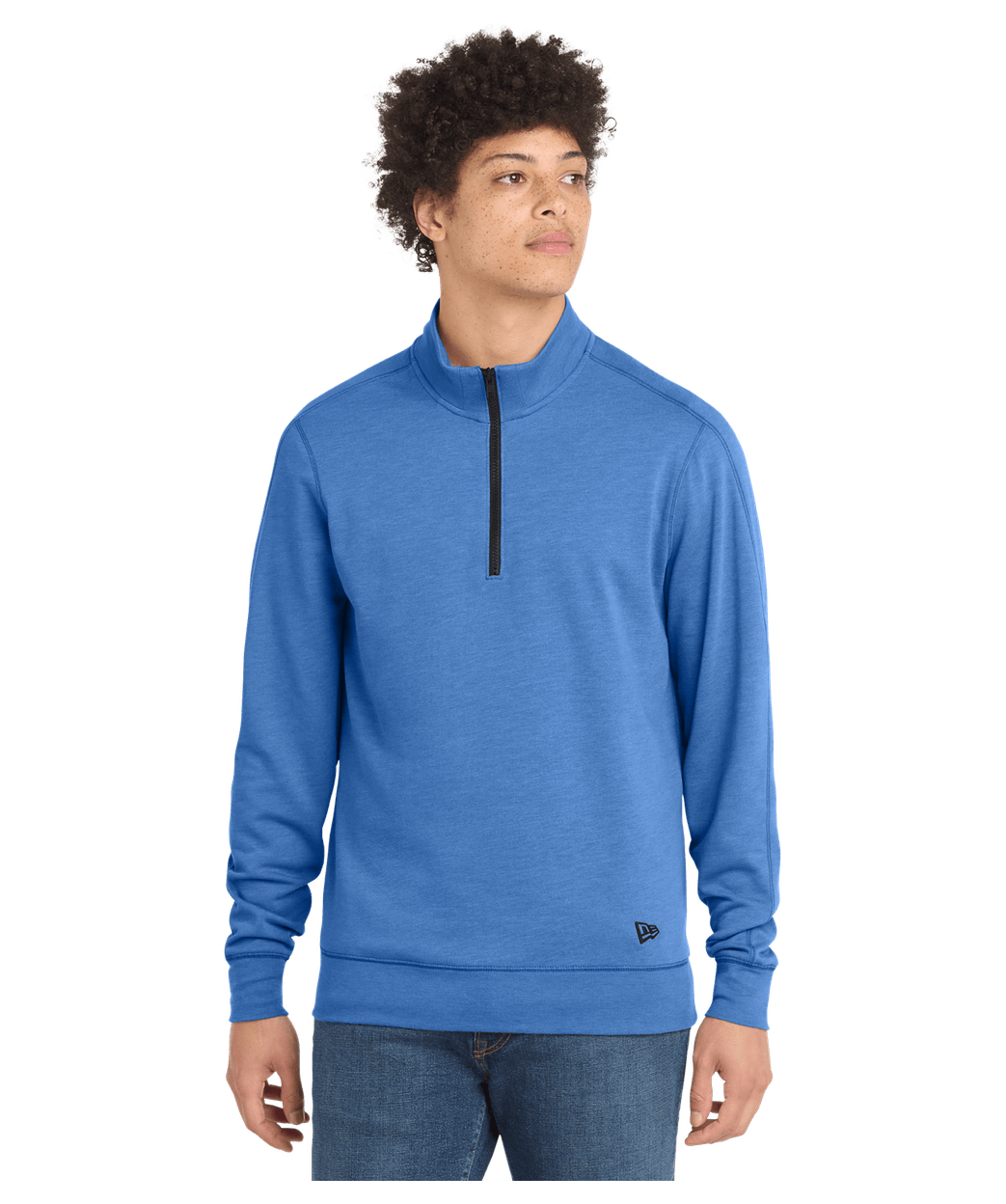 New Era Tri-Blend Fleece 1/4-Zip Pullover
