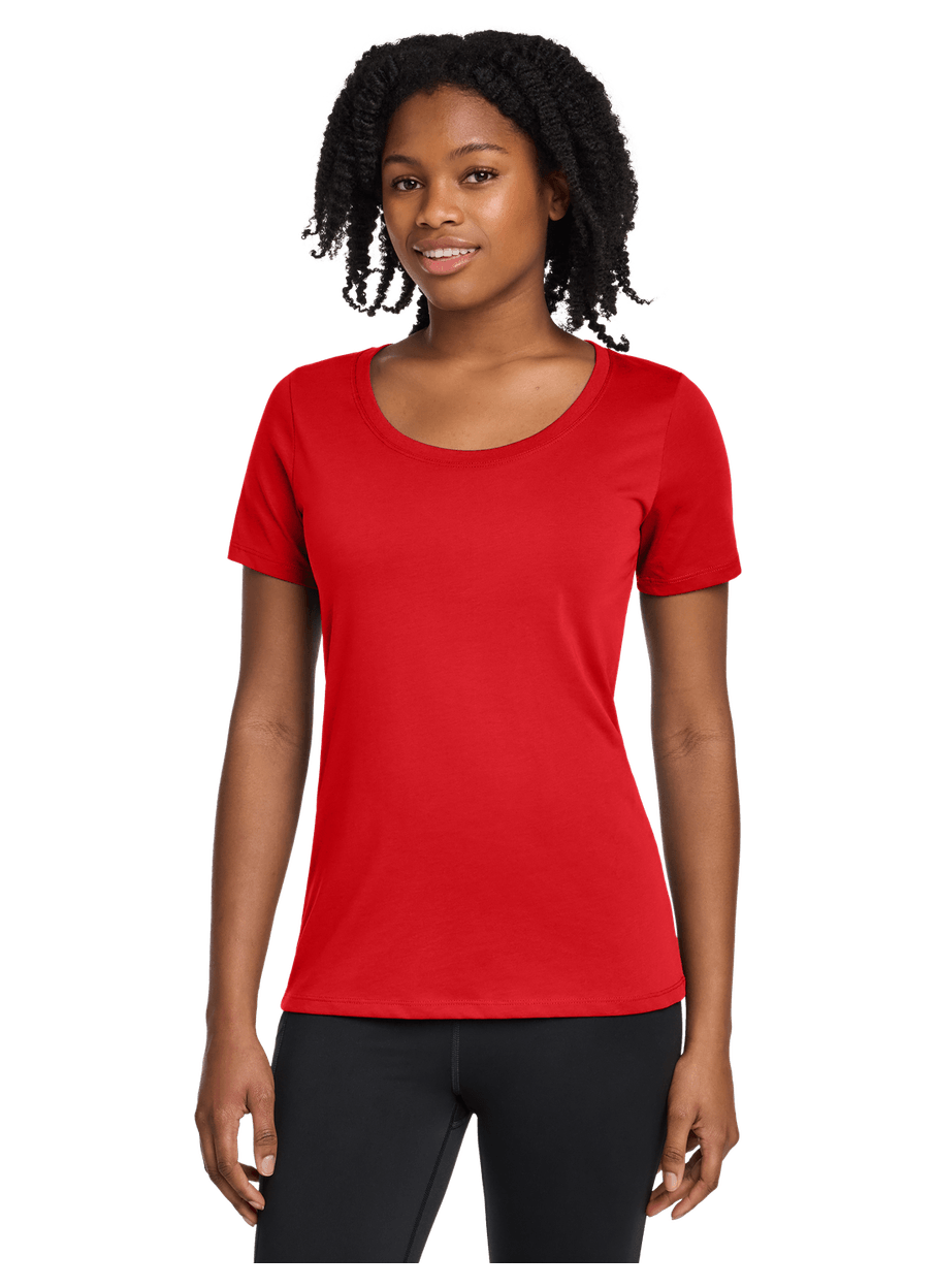 Nike Women's Dri-FIT Cotton/Poly Scoop Neck Tee