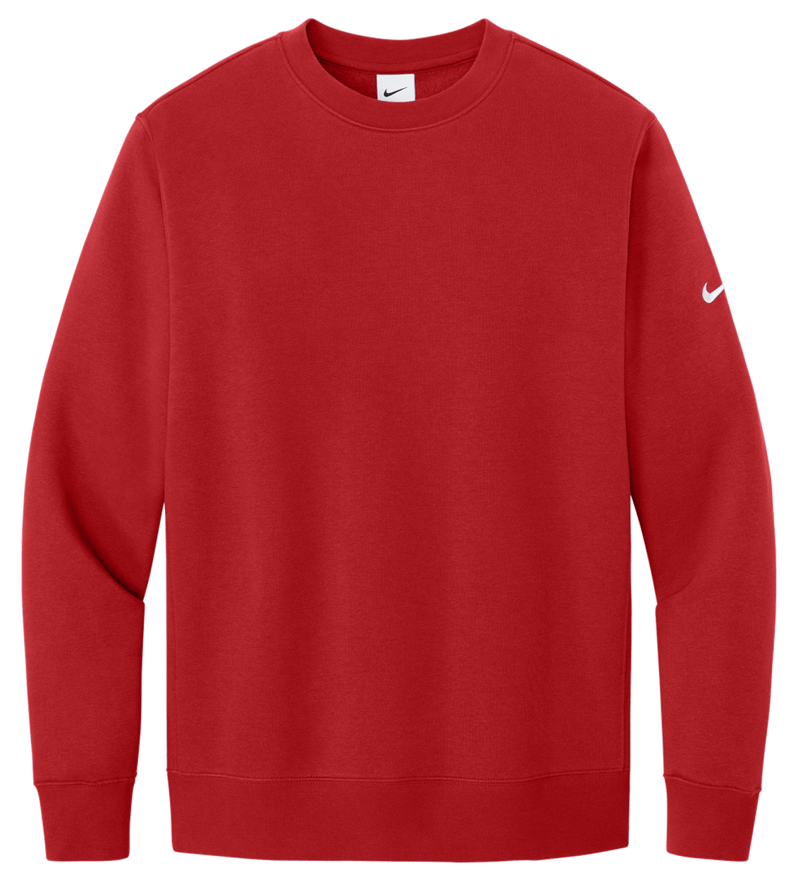 Nike Club Fleece Sleeve Swoosh Crew