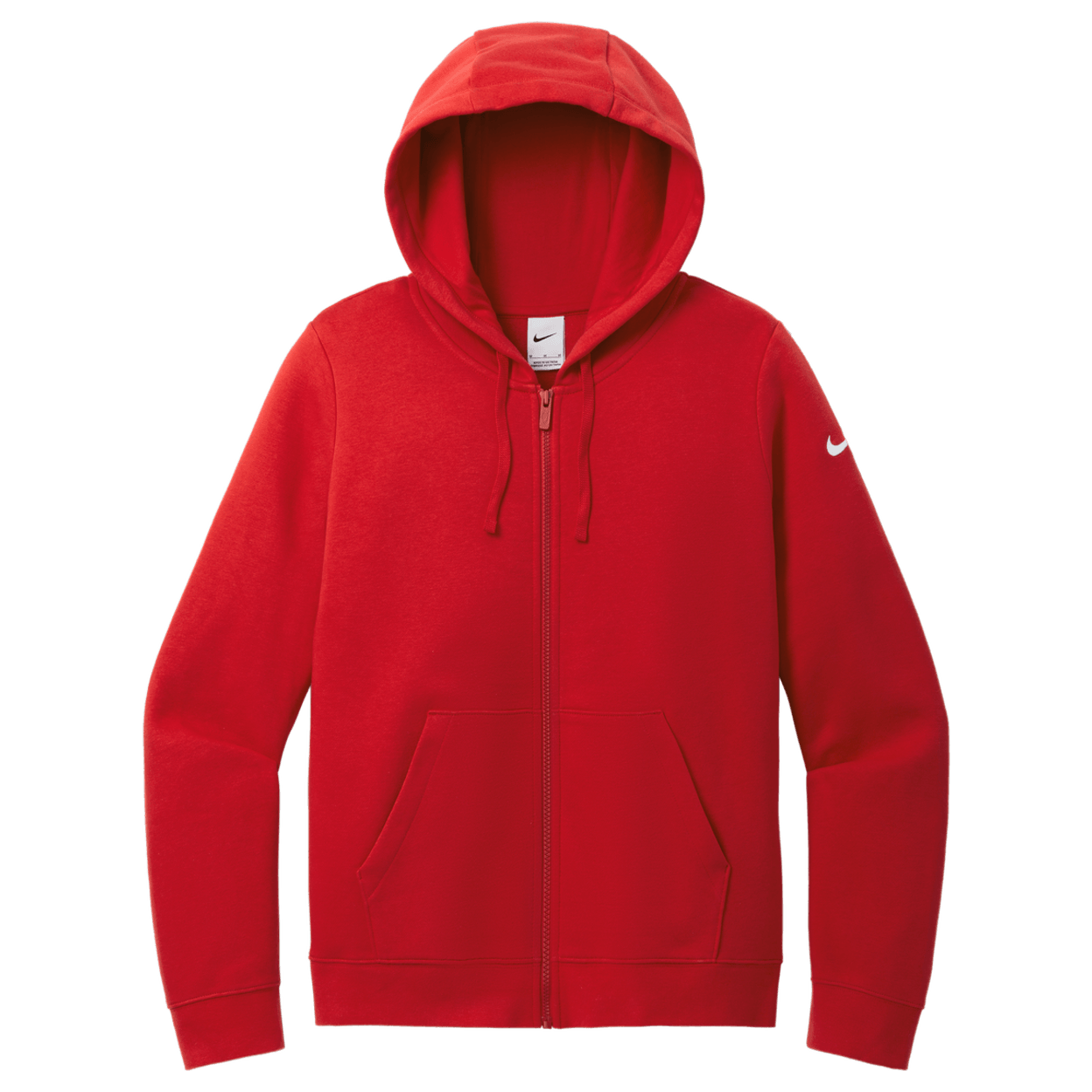 Nike Women's Club Fleece Sleeve Swoosh Full-Zip Hoodie