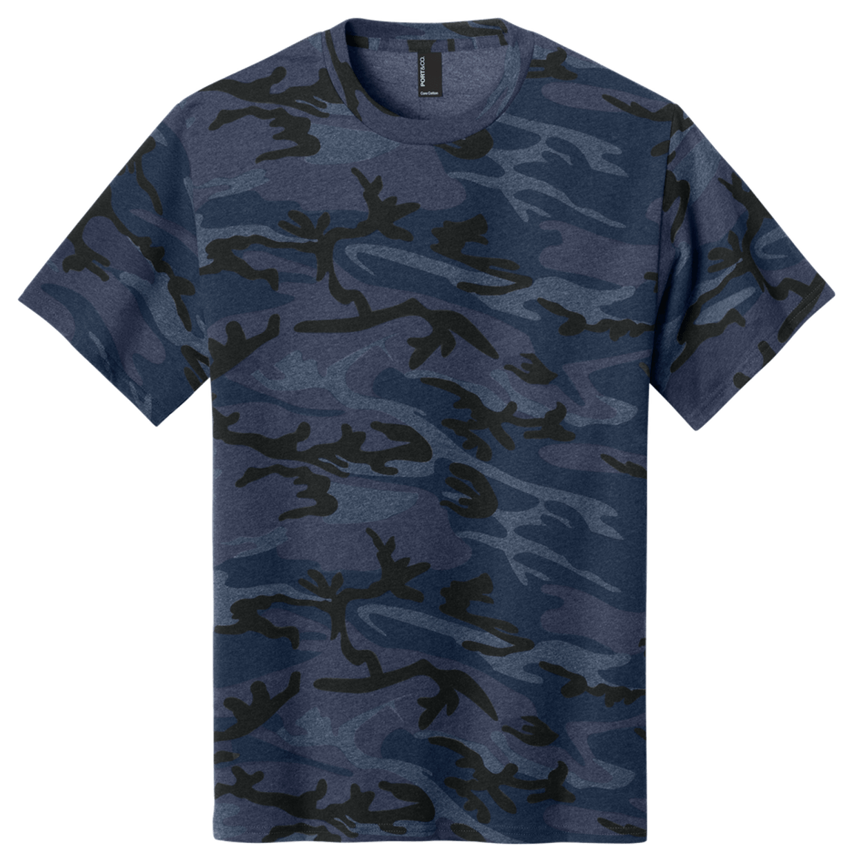 Port & Co Core Cotton Camo Tee