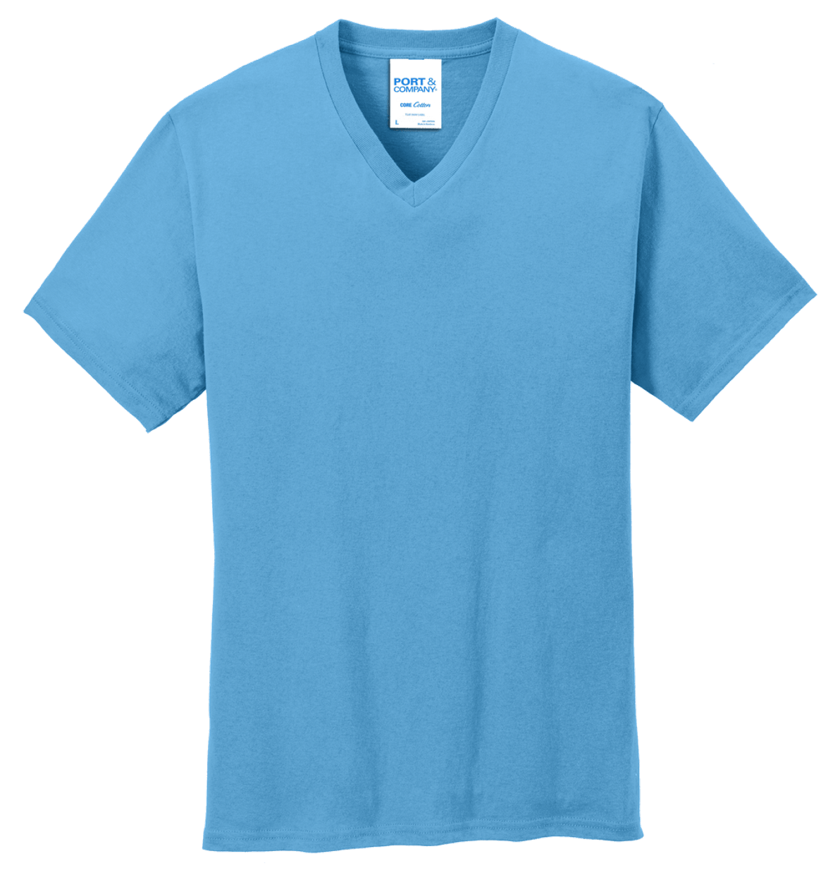 Port & Co Core Cotton V-Neck Tee