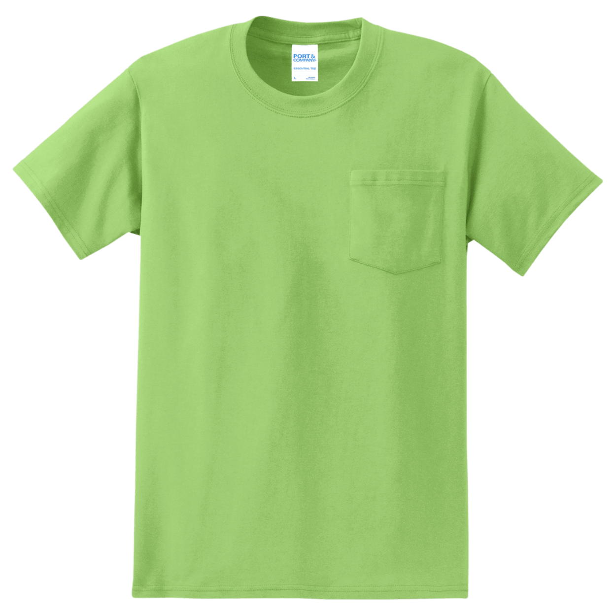 Port & Co Tall Essential Pocket Tee