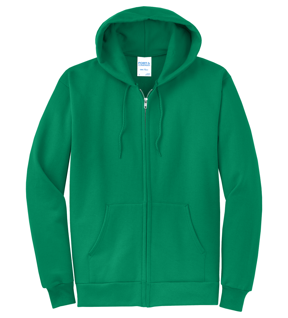 Port & Co Core Fleece Full-Zip Hooded Sweatshirt