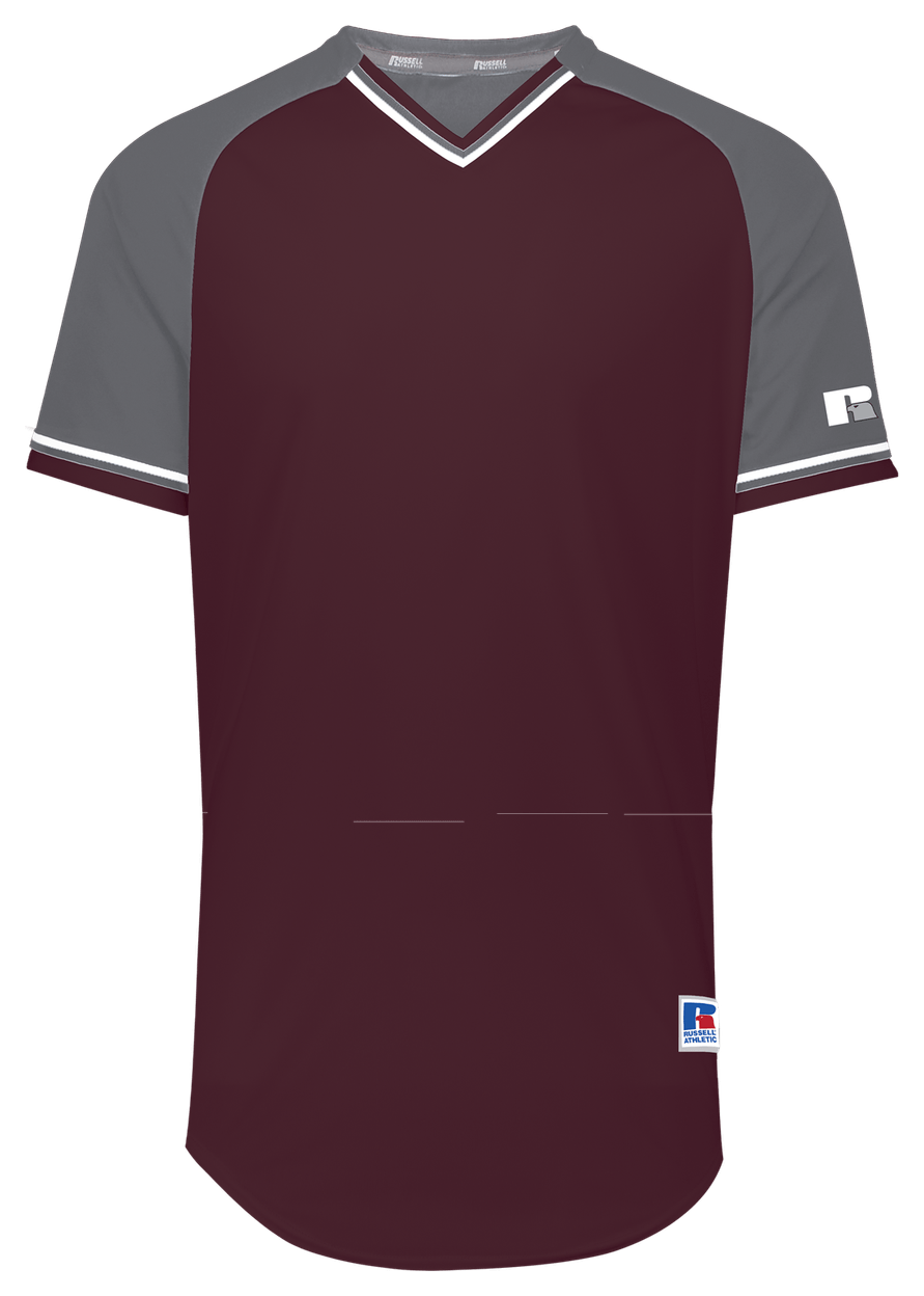 MAROON/STEEL/WHITE