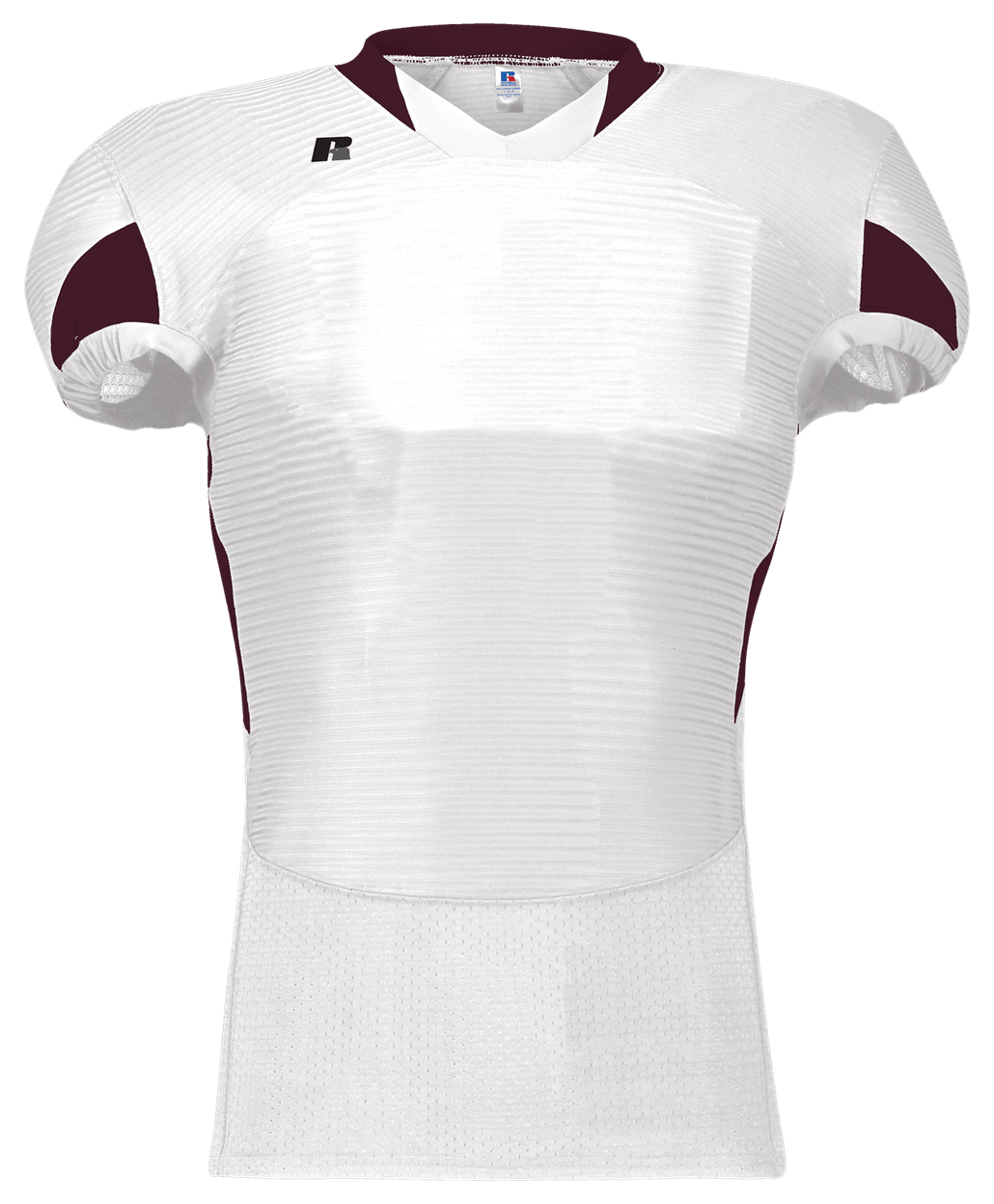 WHITE/MAROON