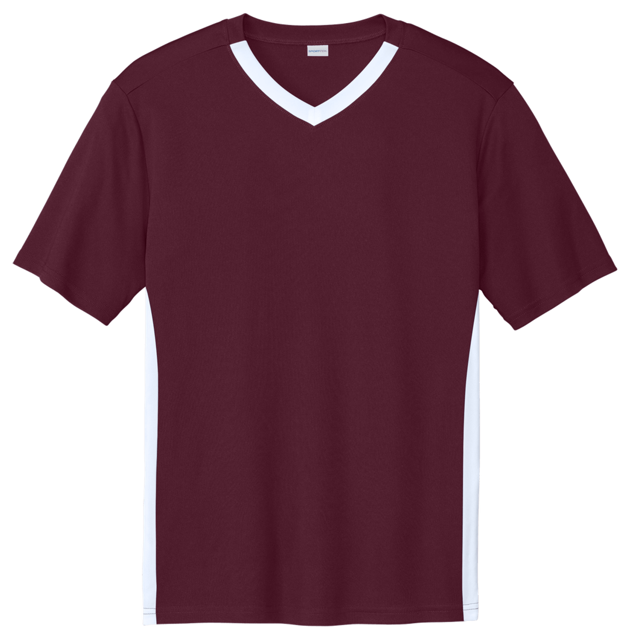 Maroon/ White