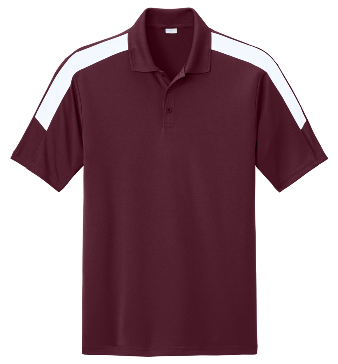 Maroon/ White