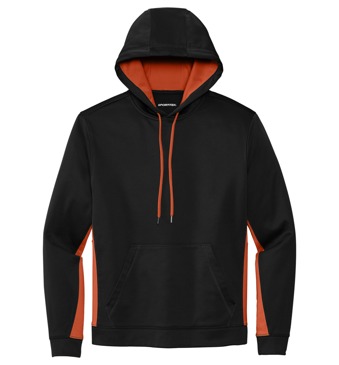 Sport-Tek Sport-Wick Fleece Colorblock Hooded Pullover