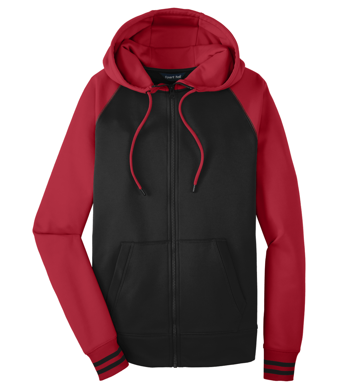 Sport-Tek Sport-Wick Varsity Fleece Full-Zip Hooded Jacket