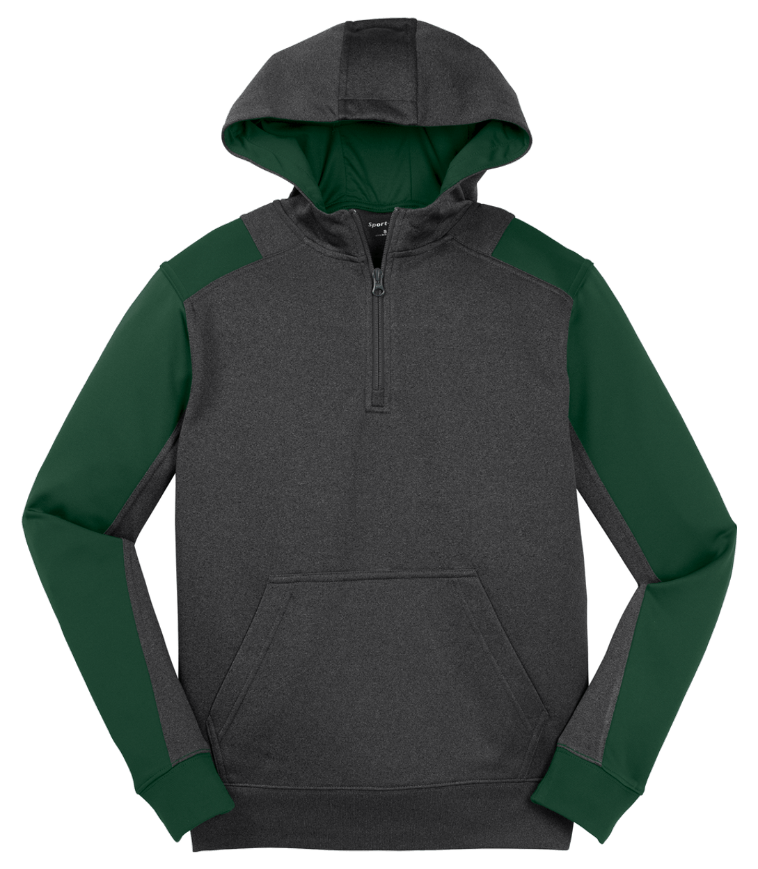 Graphite Heather/ Forest Green