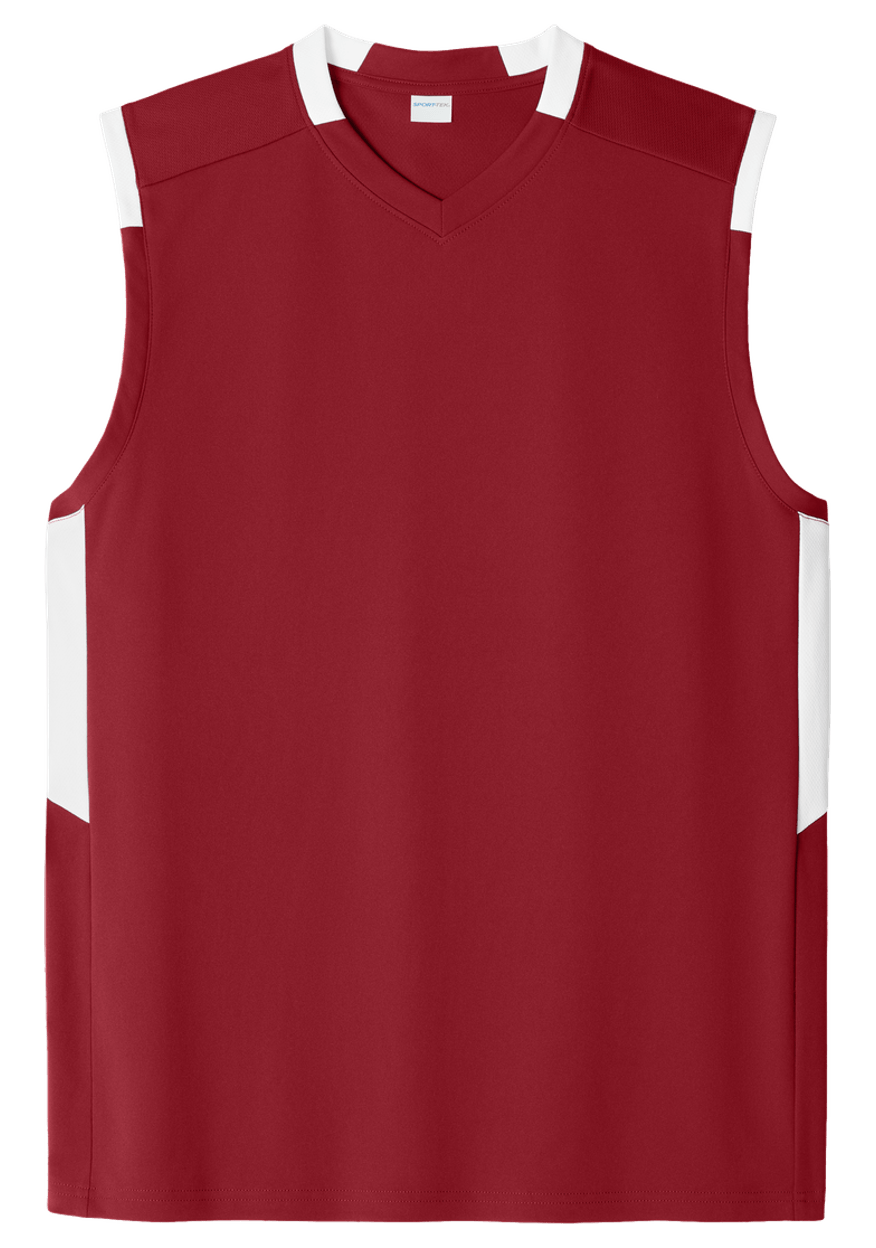 Sport-Tek Club Sleeveless V-Neck