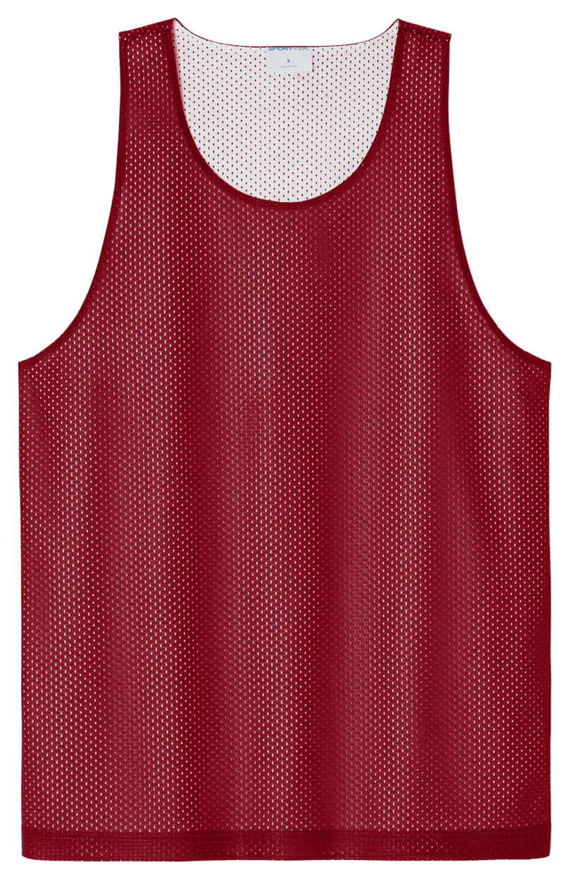 Deep Red/ White