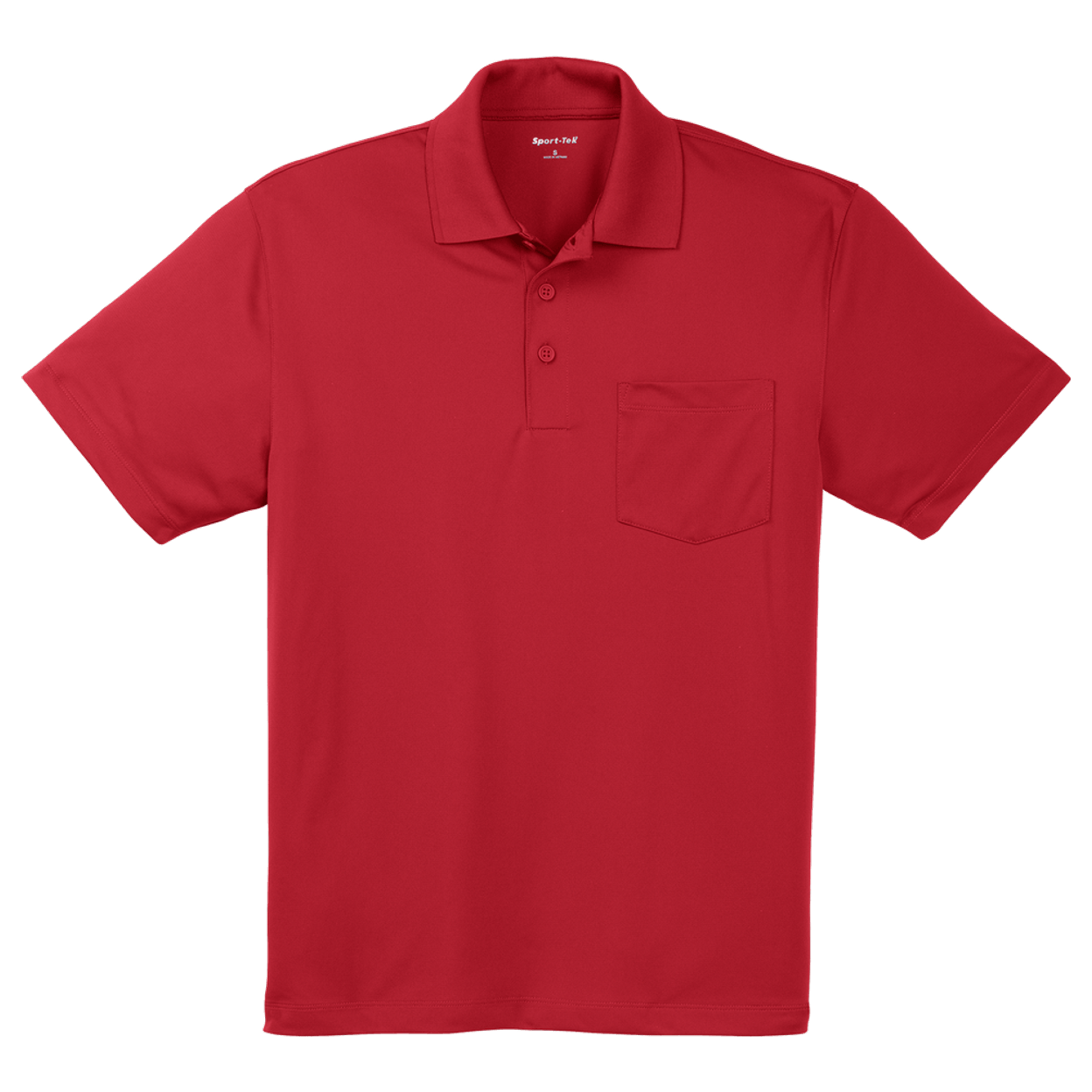 Sport-Tek Micropique Sport-Wick Pocket Polo