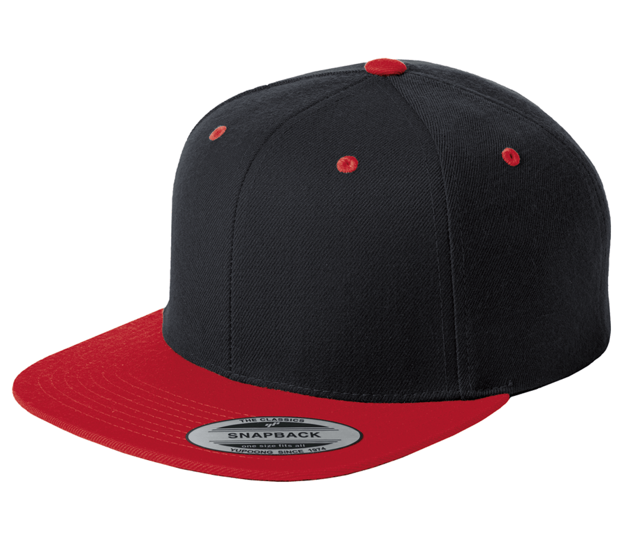 Black/ True Red