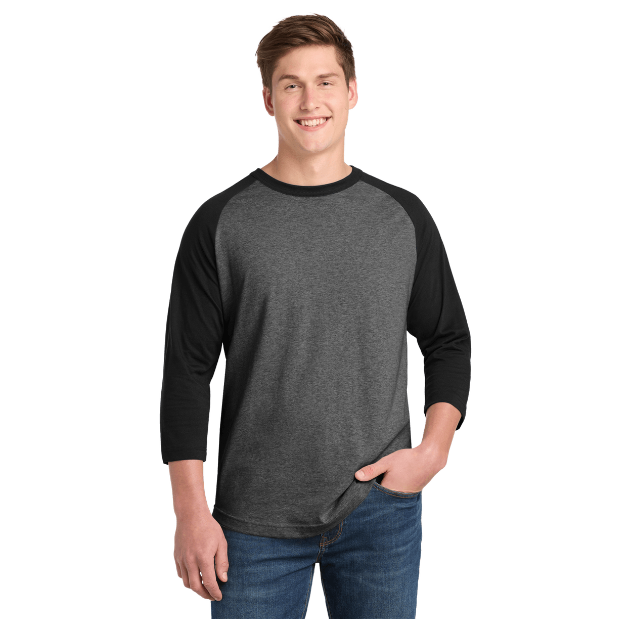 Dark Heather Grey/ Black