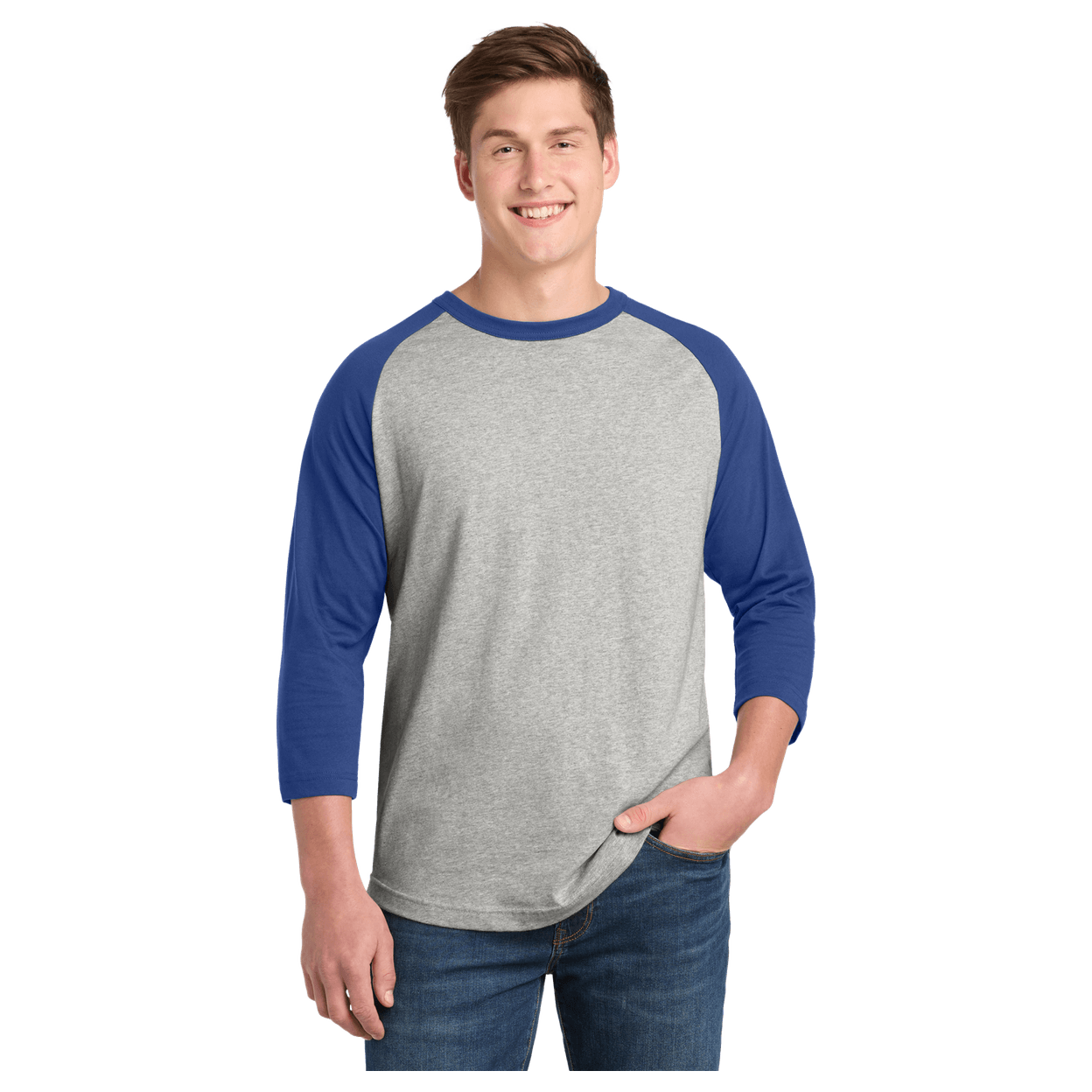 Heather Grey/ Royal