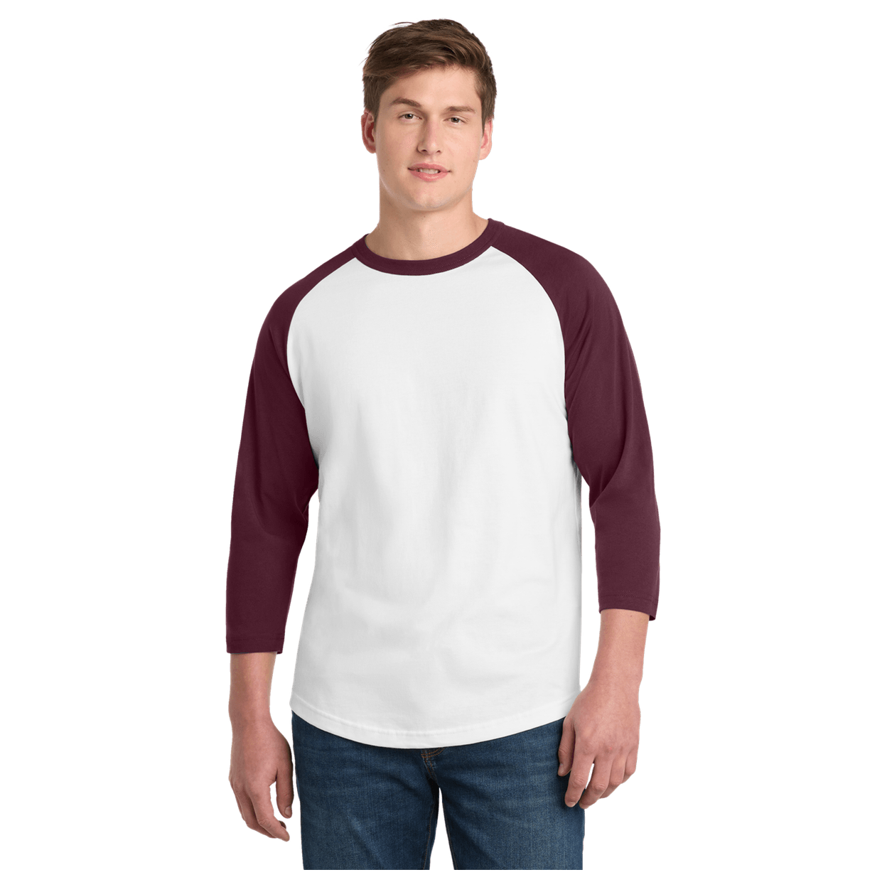 White/ Maroon
