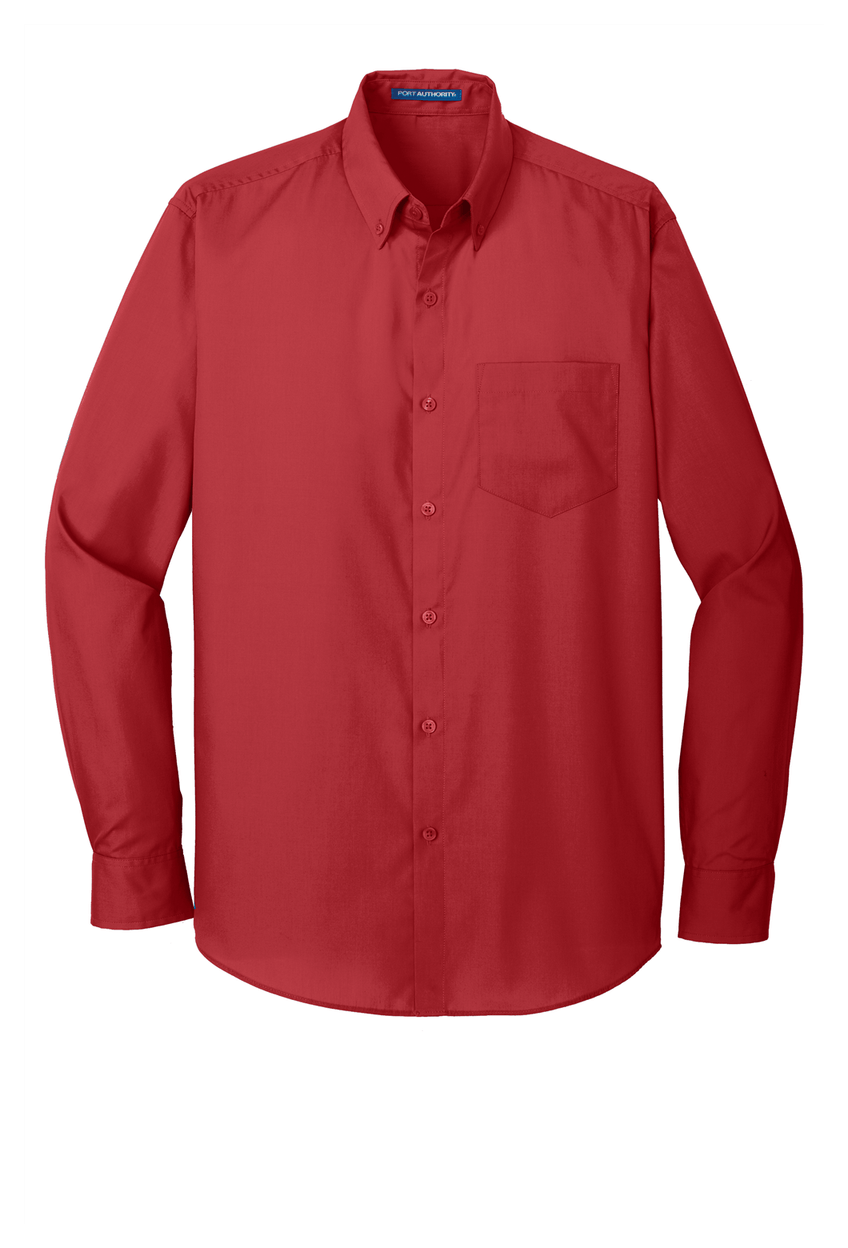 Port Authority Long Sleeve Carefree Poplin Shirt