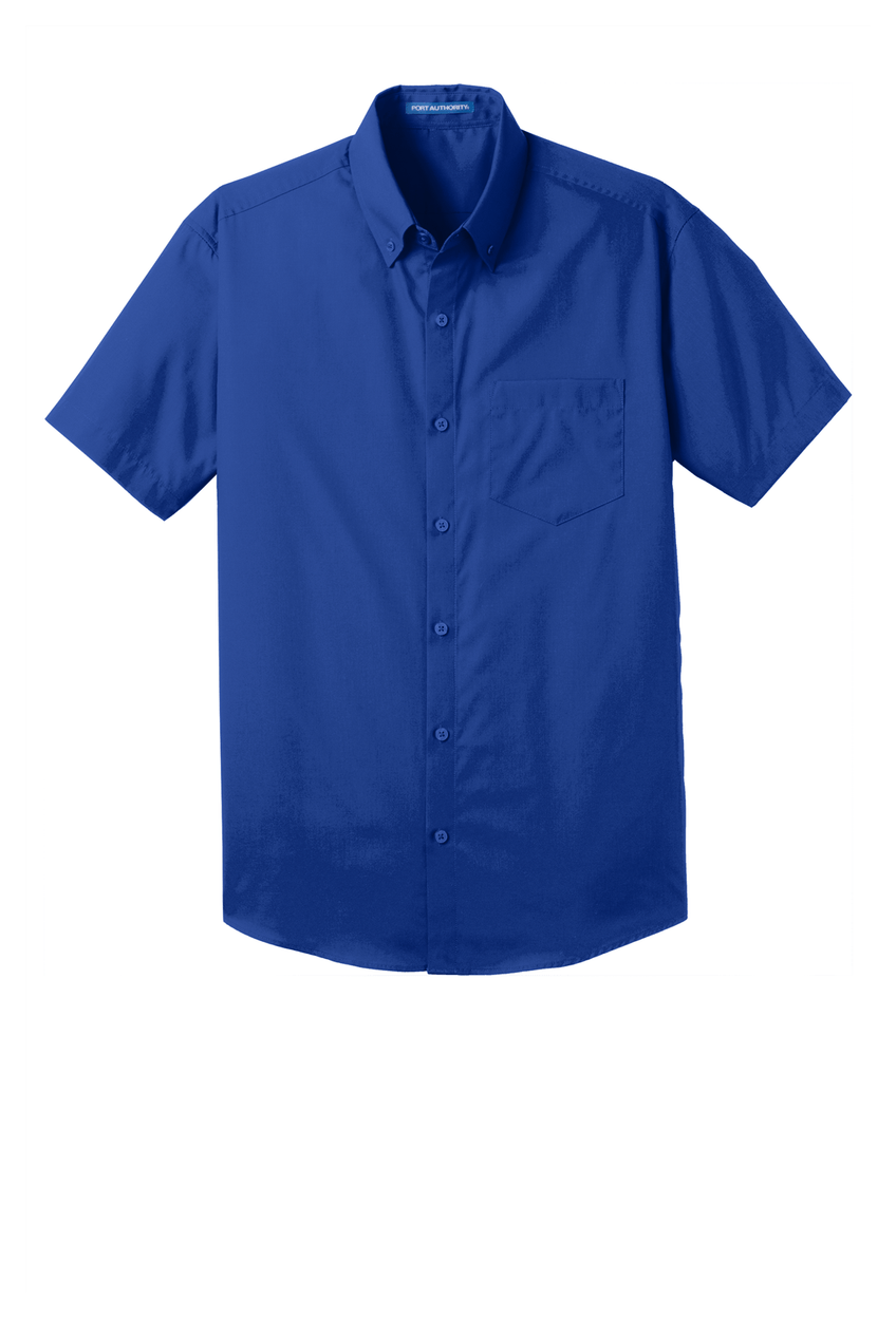 Port Authority Short Sleeve Carefree Poplin Shirt