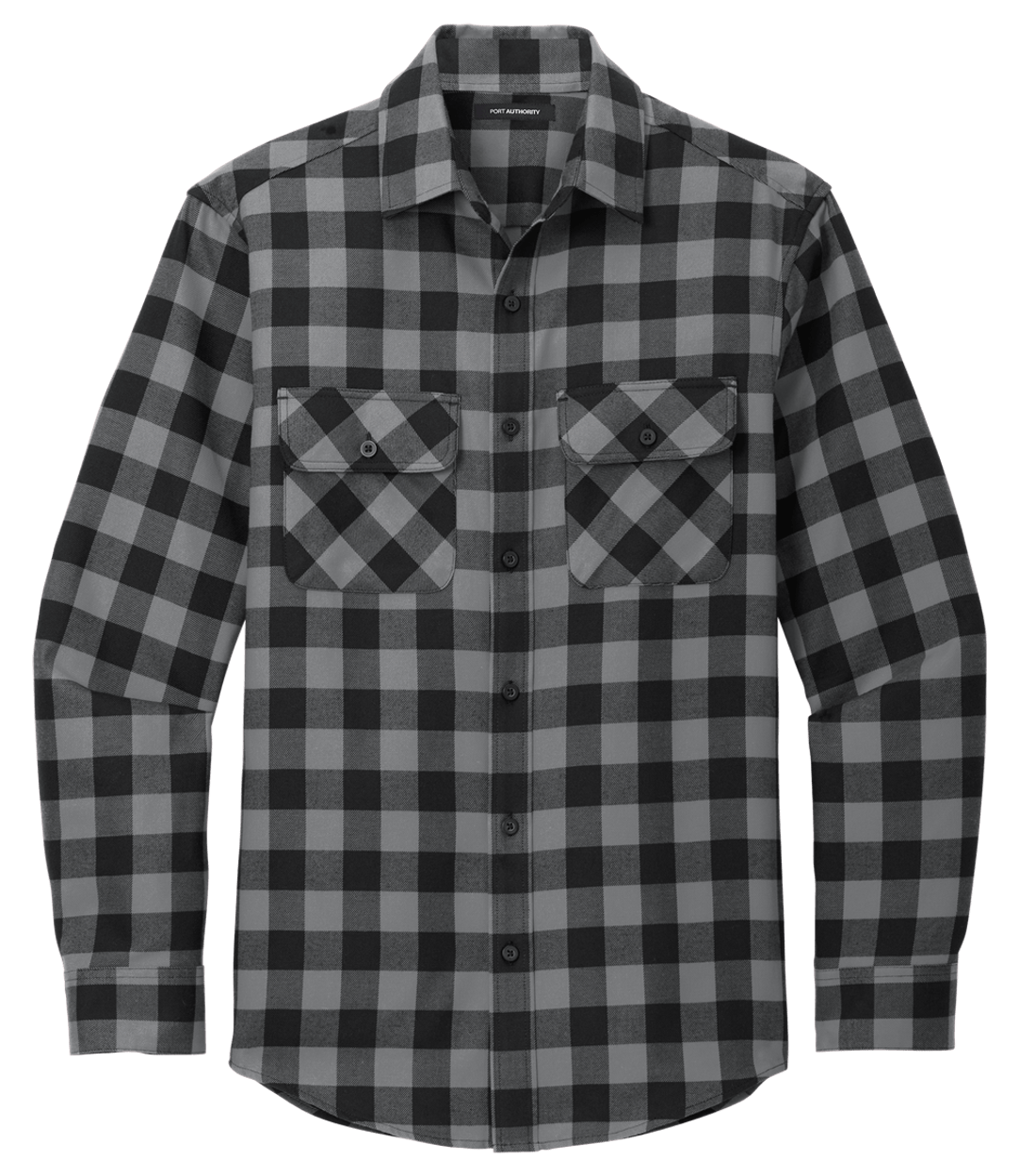 Grey/ Black Buffalo Check