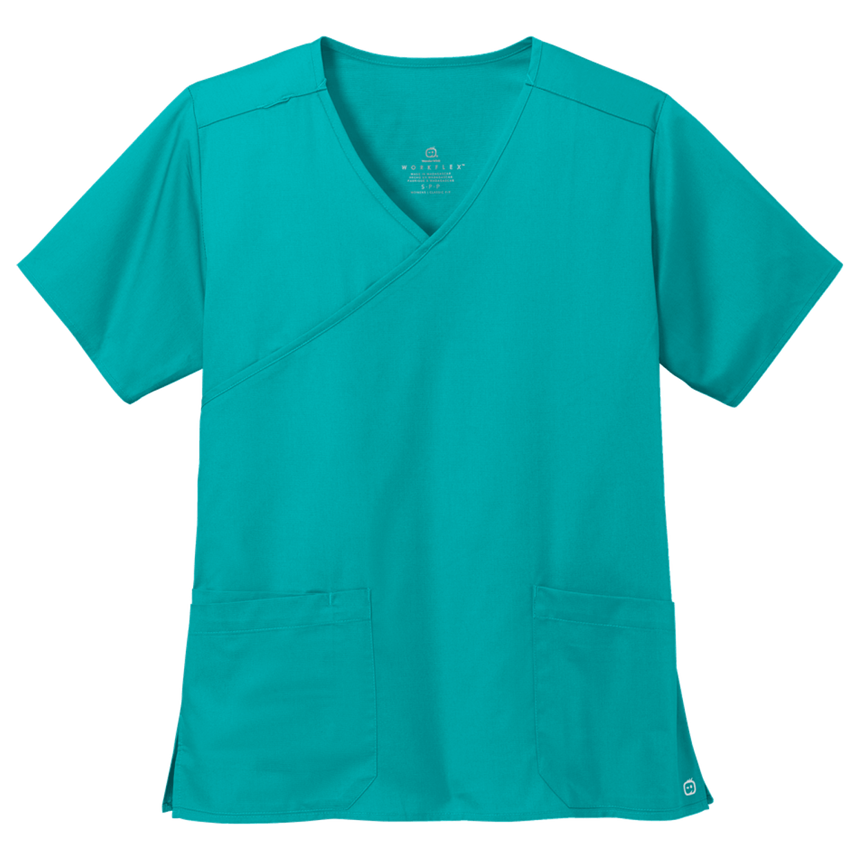 Wink Women's WorkFlex Mock Wrap Top