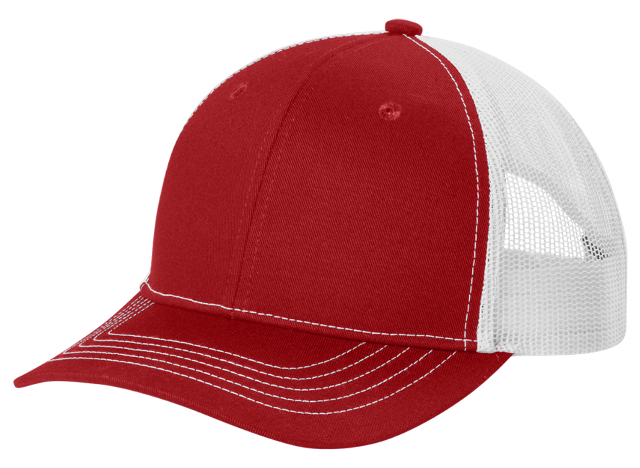 Flame Red/ White