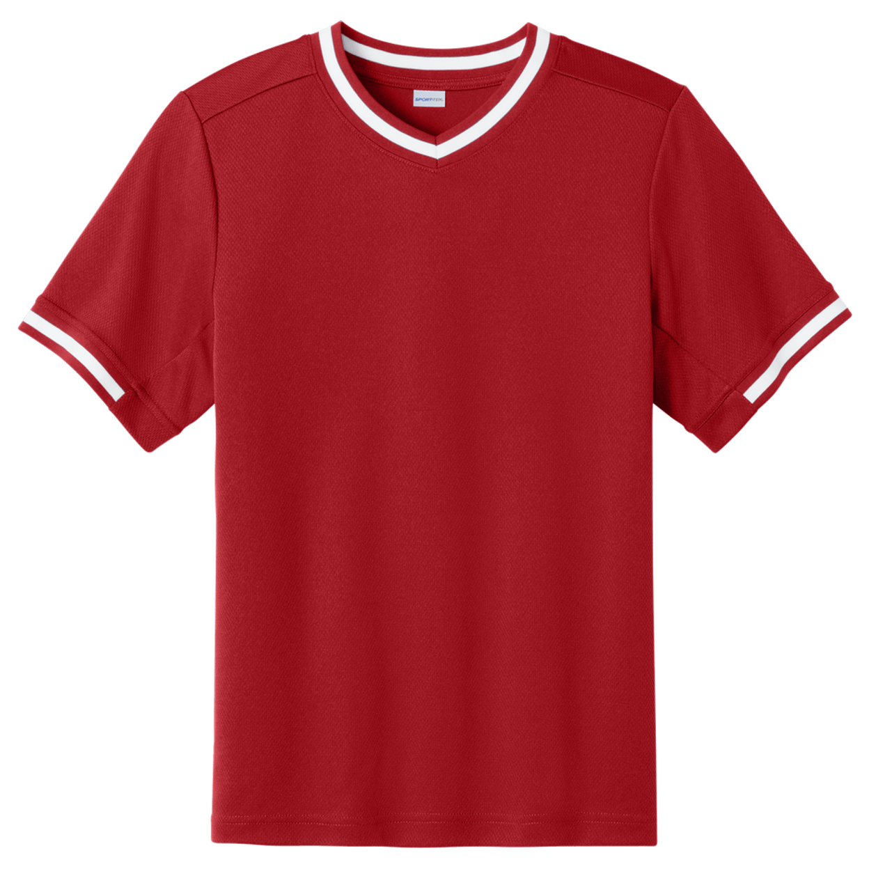 Sport-Tek Youth Tough Mesh V-Neck Baseball Jersey