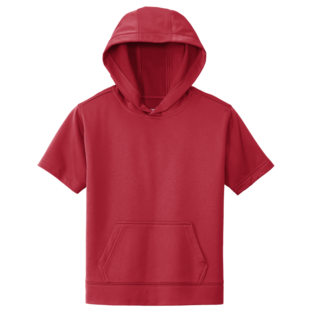 Sport-Tek Youth Sport-Wick Fleece Short Sleeve Hooded Pullover
