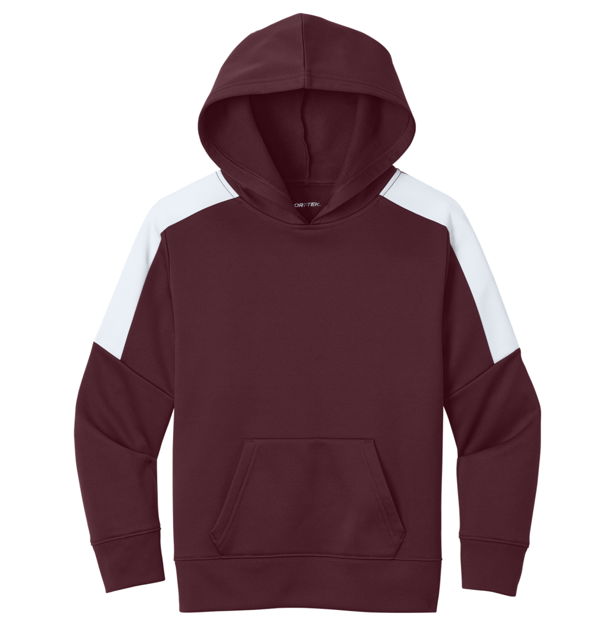 Maroon/ White