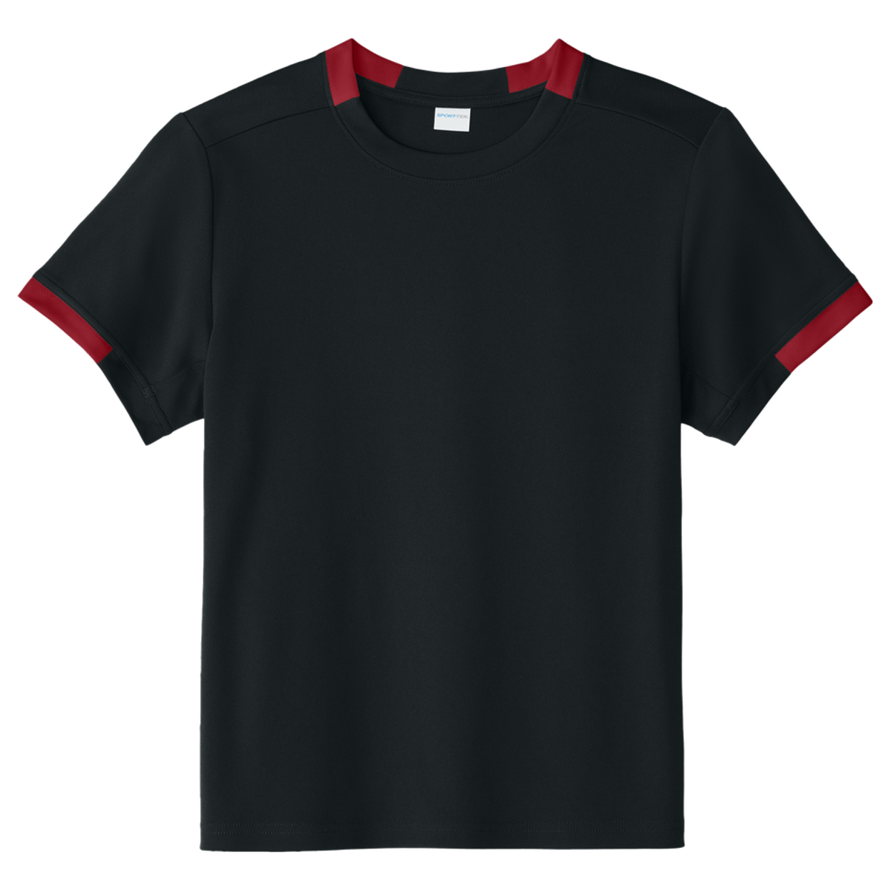 Black/ Deep Red