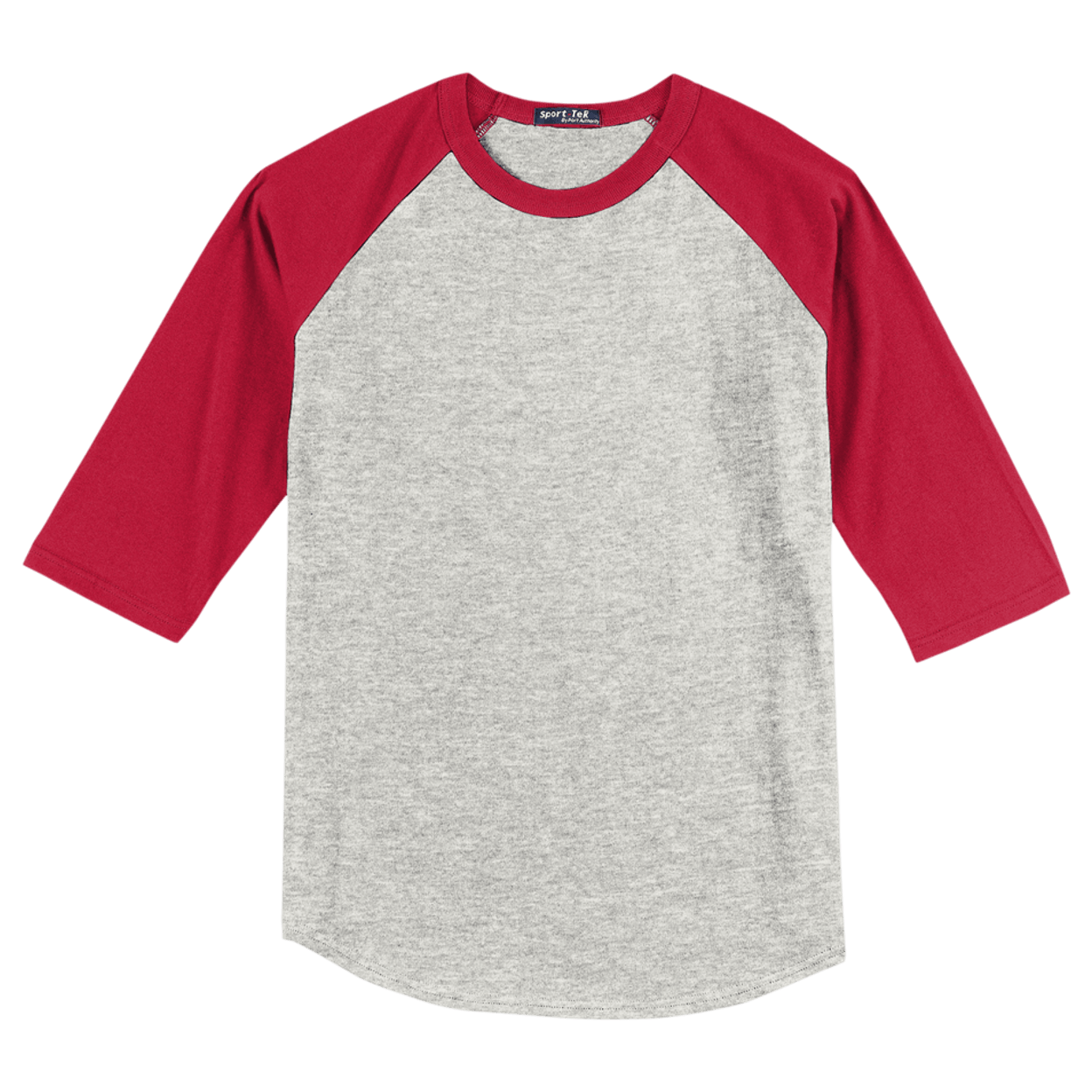 Heather Grey/ Red